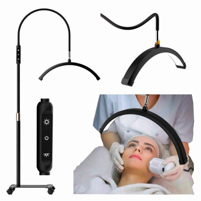 Lampă cosmetică LED Moon flexibil 20W pe roți Mobil pentru unghii Gene